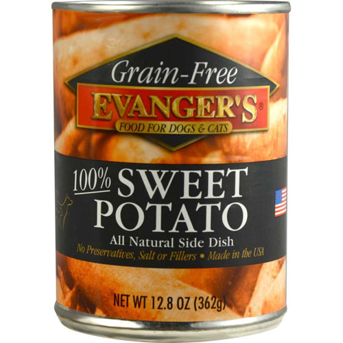 Evangers Grain-Free Sweet Potato Canned Dog and Cat Food 12.8 oz 12 Pack