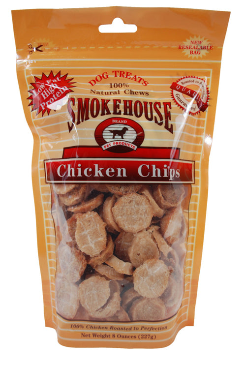 Smokehouse Chicken Chips Dog Treat Small 8 oz