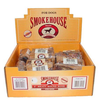 Smokehouse USA Made Round Bone Dog Chew 10 Count 7 in