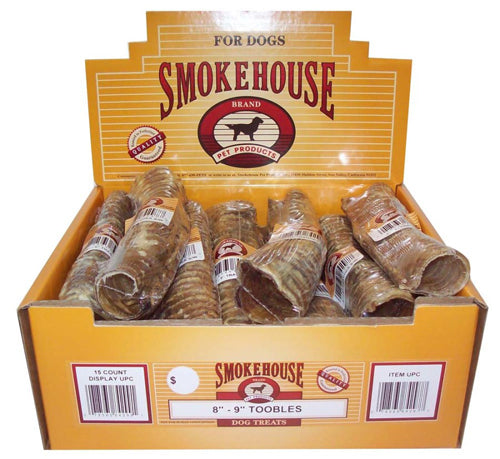 Smokehouse USA Made Toobles Dog Treat Display 8-9 in 15 Count