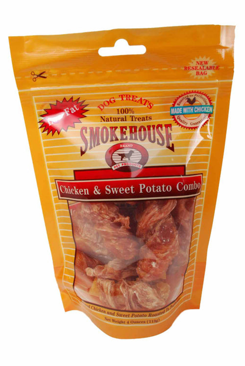 Smokehouse Chicken and Sweet Potato Dog Treat 4 oz