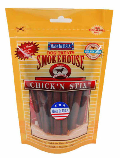 Smokehouse USA Made Chicken Stix Dog Treats 4 oz