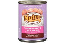 Nutro Products Tender Turkey, Sweet Potato and Green Bean Recipe Canned Senior Dog Food 12Ea/12.5 Oz, 12 Pk