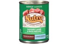 Nutro Products Savory Lamb and Rice Chunks In Gravy Large Breed Canned Dog Food 12Ea-12.5 Oz; 12 Pk