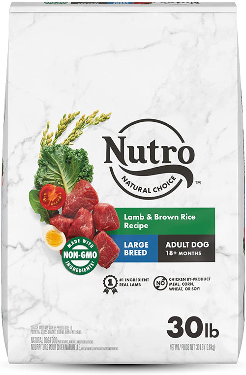 Nutro Products WHOLESOME ESSENTIALS Lamb and Rice Recipe Large Breed 30 lb