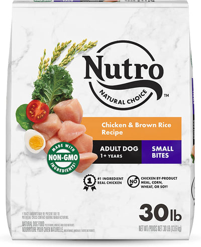 Nutro Products WHOLESOME ESSENTIALS Chicken Brown Rice and Sweet Potato Small Bites 30 lb