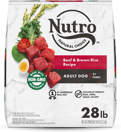 Nutro Products WHOLESOME ESSENTIALS Beef Dry Dog Food 28 lb