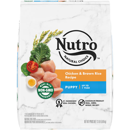 Nutro Products Natural Choice Chicken and Brown Rice Recipe Dry Puppy Dog Food 13 lbs