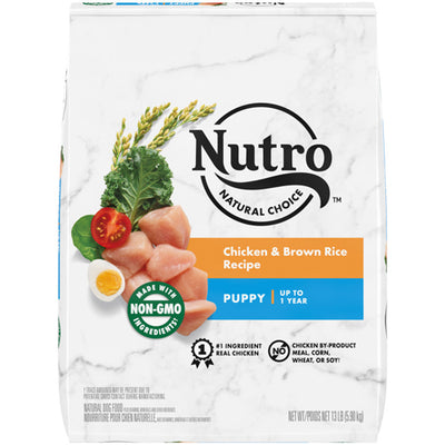 Nutro Products Natural Choice Chicken and Brown Rice Recipe Dry Puppy Dog Food 13 lbs