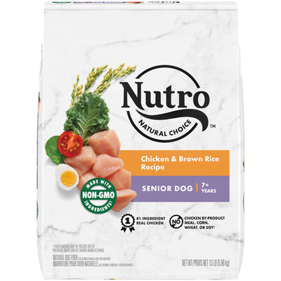 Nutro Products Natural Choice Chicken and Brown Rice Recipe Dry Senior Dog Food 13 lbs