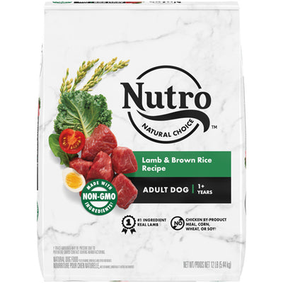 Nutro Products Natural Choice Lamb & Brown Rice Recipe Dry Dog Food 12 lbs