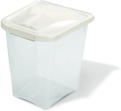 Van Ness Plastics Pet Food Container White; Clear 10 Pounds