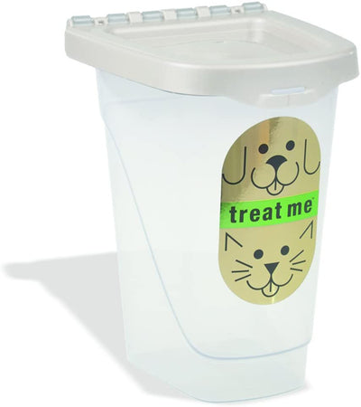 Van Ness Plastics Pet Treat Container White; Clear