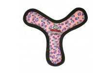 Tuffy Ultimate Boomerang Dog Toy Pink 11 in