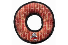 Tuffy Mega Ring Extremely Dog Toy Red 2 in x 13 in x 13 in