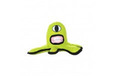 Tuffy Alien Durable Squeaky Dog Toy Green 12 in