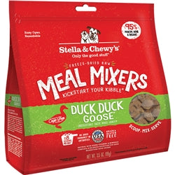 Stella and Chewys Dog Freeze-Dried Mixer Duck Goose 18Oz