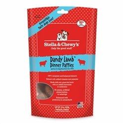 Stella and Chewys Freeze Dried Dog Food Lamb Dinner Patties 5.5 Oz