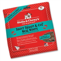 Stella and Chewys Dog Freeze-Dried Salmon and Cod Mixers 18Oz