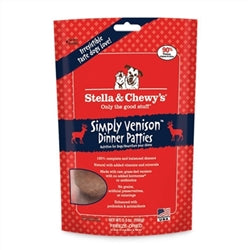 Stella and Chewys Freeze Dried Dog Food- Venison Dinner Patties 5.5 Oz