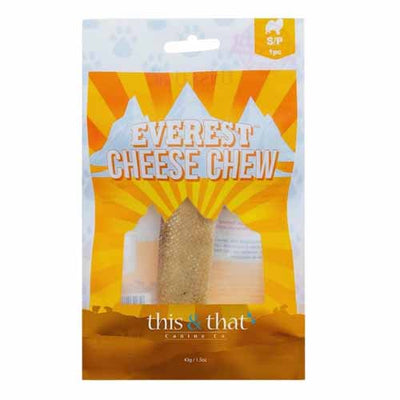 This and That Dog Enhanced Antler Chew Everest Cheese Small