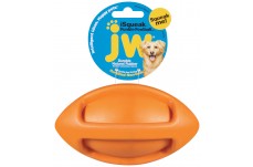 JW Pet iSqueak Funble Dog Toy Football Assorted Medium