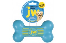 JW Pet iSqueak Bone Dog Toy Assorted Medium