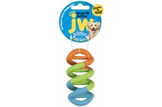 JW Pet Dogs in Action Rubber Dog Toy Multi-Color Small