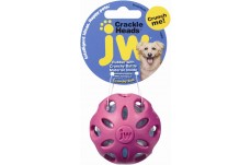 JW Pet Crackle Heads Crackle Ball Dog Toy Assorted Small