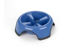 JW Pet Skid Stop Slow Feed Dog Bowl Assorted Extra-Large