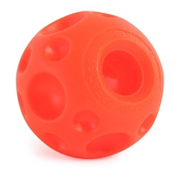 Omega Paw Tricky Treat Ball Dog Toy Orange Small