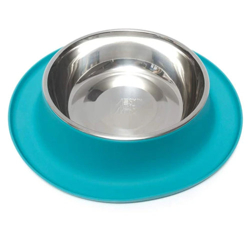 Messy Mutts Dog Feeder Blue 6 Cup