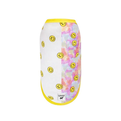 Canada Pooch Dog Pick Me Poncho Tie Dye Smiley 24