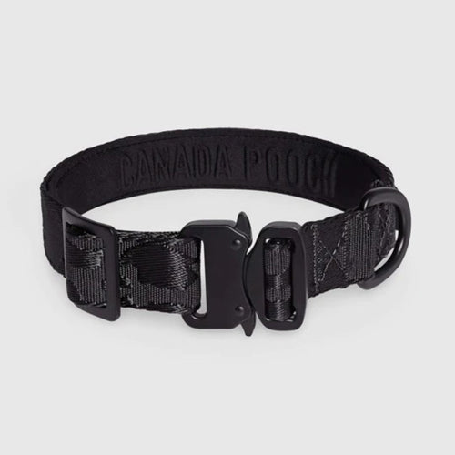 Canada Pooch Dog Waterproof Collar Black Large