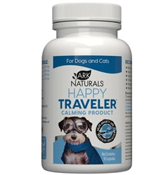 Ark Naturals Happy Traveler Dog and Cat Capsules, 30 Capsules