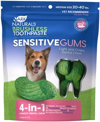Ark Naturals Sensitive Gums 1 Lb 2Oz Bag Medium Chews