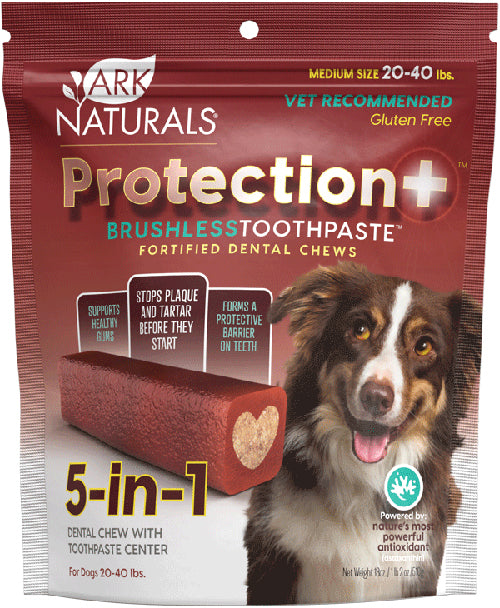 Ark Naturals Protection+ Toothpaste 5 In1 1 Lb 2Oz Bag Medium Chews