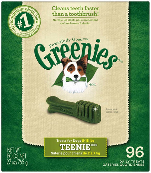 Greenies Original Dog Dental Treat 27 oz 96 Count Teenie