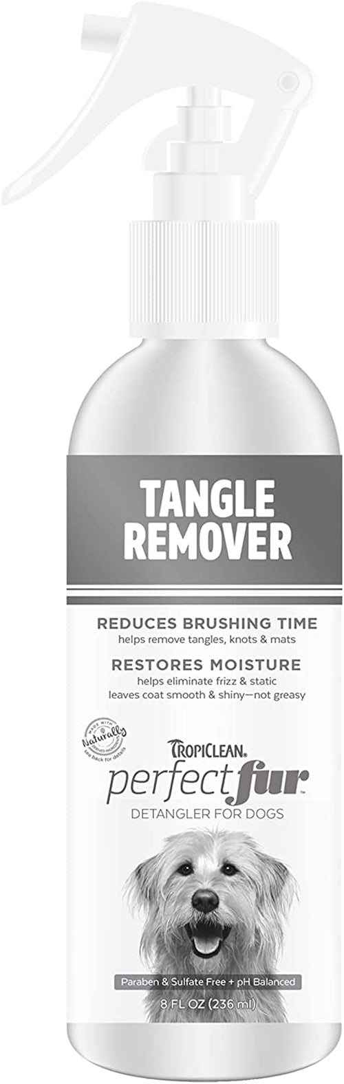 TropiClean PerfectFur Tangle Remover Spray for Dogs 8oz