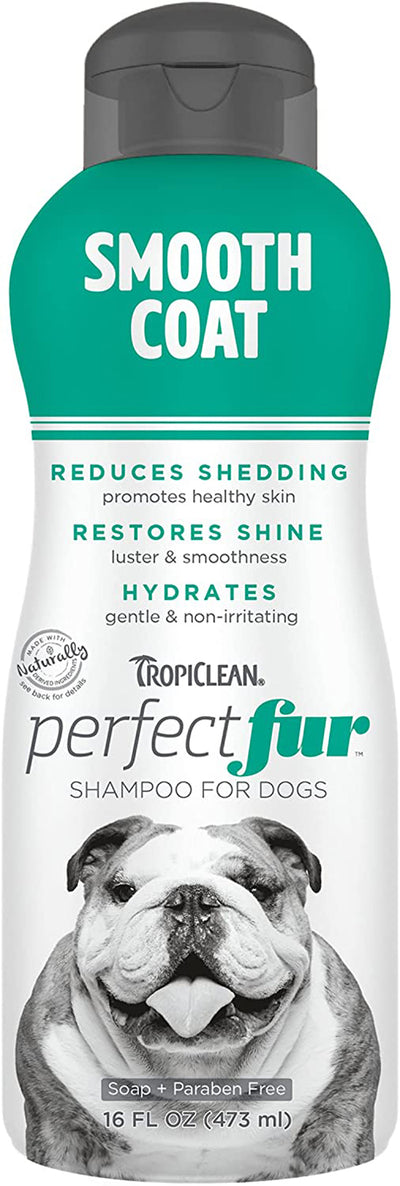 TropiClean PerfectFur Smooth Coat Shampoo for Dogs 16oz