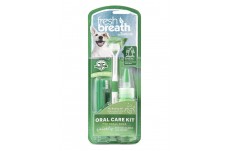 TropiClean Fresh Breath Oral Care Kit for Dogs Small Breeds