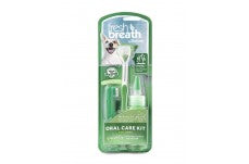 TropiClean Fresh Breath Oral Care Kit for Dogs Large Breeds