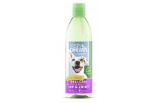 TropiClean Fresh Breath Oral Care Water Additive Plus Hip and Joint for Dogs 16 fl. oz