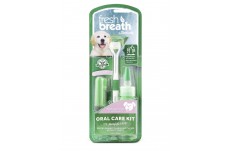 TropiClean Fresh Breath Oral Care Kit for Dogs Puppies