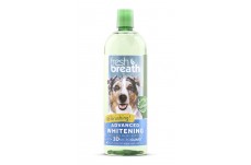 TropiClean Fresh Breath Advanced Whitening Oral Care Water Additive for Dogs 33.8 fl. oz