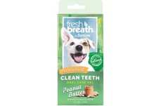 TropiClean Fresh Breath Peanut Butter Clean Teeth Oral Care Gel For Dogs 4 oz