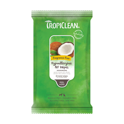 TropiClean Deep Cleaning Wipes for Dogs 1ea-20 ct