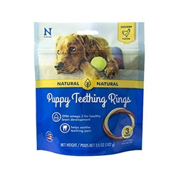 N-Bone Puppy Teething Rings Chicken 3.6 oz 3 pk