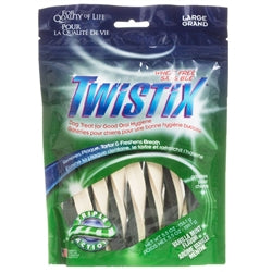 N-Bone Twistix Wheat Free Vanilla Mint Flavor Dental Treat Large 5.5Oz