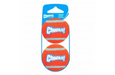 Chuckit! Tennis Ball Dog Toy Shrink Sleeve Orange-Orange Small 2 Pack